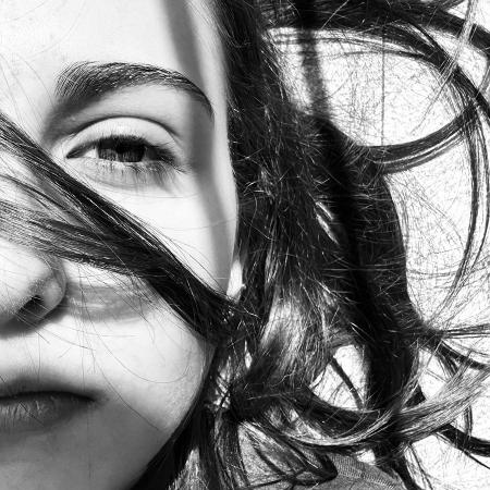 Art work by Davide Barzaghi  1/2 of me  - photograph paper 